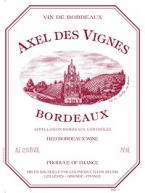 Axel des Vignes - Rouge Bordeaux 2018