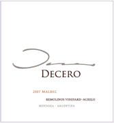 Finca Decero - Malbec Mendoza Remolinos Vineyard NV