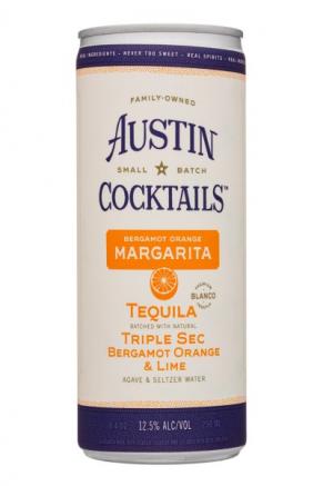 Austin Cocktails - Bergamot Orange Margarita (4 pack 12oz cans) (4 pack 12oz cans)
