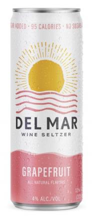 Del Mar Wine Seltzer - Grapefruit Hard Seltzer (4 pack 12oz cans) (4 pack 12oz cans)